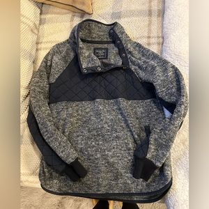 Abercrombie asymmetrical snap up